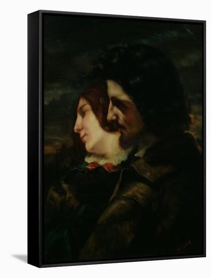 The Lovers in the Countryside, after 1844-Gustave Courbet-Framed Stretched Canvas