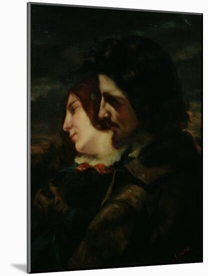 The Lovers in the Countryside, after 1844-Gustave Courbet-Mounted Giclee Print