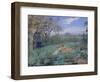 The Lovers on the River Bank, C.1910-20 (Pastel & W/C on Paperboard)-Ker Xavier Roussel-Framed Giclee Print