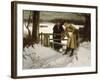 The Lovers Vow' (Scene c.1800)-William Holyoake-Framed Giclee Print