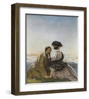 The Lovers-William Powell Frith-Framed Premium Giclee Print