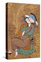 The Lovers-Riza-i Abbasi-Stretched Canvas