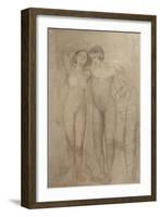 The Lovers-Giovanni Segantini-Framed Giclee Print