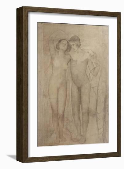 The Lovers-Giovanni Segantini-Framed Giclee Print