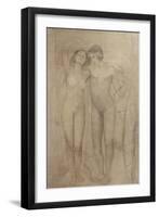 The Lovers-Giovanni Segantini-Framed Giclee Print
