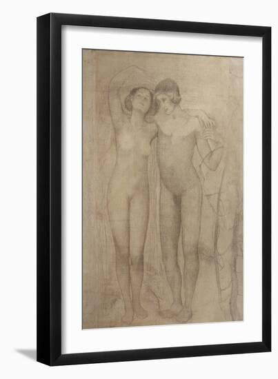 The Lovers-Giovanni Segantini-Framed Giclee Print