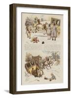 The Loves and Jealousies of Two Jolly Postboys-Hugh Thomson-Framed Giclee Print
