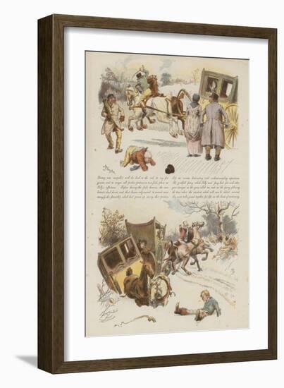 The Loves and Jealousies of Two Jolly Postboys-Hugh Thomson-Framed Giclee Print