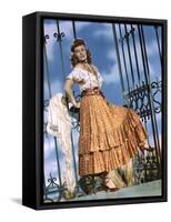 THE LOVES OF CARMEN, 1948 directed by CHARLES VIDOR Rita Hayworth (photo)-null-Framed Stretched Canvas