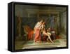 The Loves of Helen and Paris-Jacques Louis David-Framed Stretched Canvas