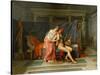 The Loves of Helen and Paris-Jacques Louis David-Stretched Canvas