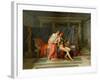 The Loves of Helen and Paris-Jacques Louis David-Framed Giclee Print