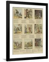 The Loving Ballad of Lord Bateman-George Cruikshank-Framed Giclee Print