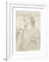 The Loving Cup - Compositional Study-Dante Gabriel Rossetti-Framed Premium Giclee Print