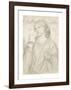 The Loving Cup - Compositional Study-Dante Gabriel Rossetti-Framed Premium Giclee Print