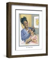 The Loving Touch-Bev Lopez-Framed Art Print