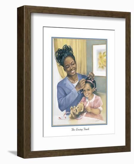 The Loving Touch-Bev Lopez-Framed Art Print