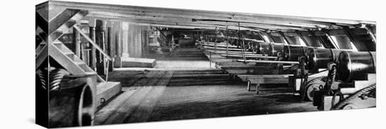 The Lower Deck of HMS 'Foudroyant'-null-Stretched Canvas