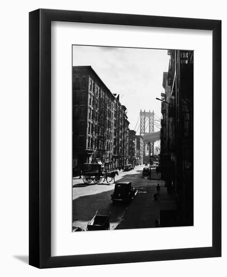 The Lower East Side in New York City-null-Framed Photographic Print