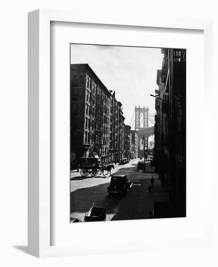 The Lower East Side in New York City-null-Framed Photographic Print