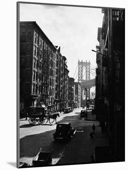 The Lower East Side in New York City-null-Mounted Photographic Print