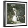 The Lower Falls of the Reichenbach (Switzerland), Circa 1865-Leon, Levy et Fils-Framed Photographic Print