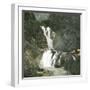 The Lower Falls of the Reichenbach (Switzerland), Circa 1865-Leon, Levy et Fils-Framed Photographic Print