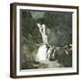 The Lower Falls of the Reichenbach (Switzerland), Circa 1865-Leon, Levy et Fils-Framed Premium Photographic Print