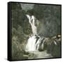 The Lower Falls of the Reichenbach (Switzerland), Circa 1865-Leon, Levy et Fils-Framed Stretched Canvas