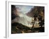 The Lower Grindelwald Glacier-Thomas Fearnley-Framed Giclee Print