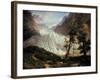 The Lower Grindelwald Glacier-Thomas Fearnley-Framed Giclee Print