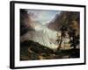 The Lower Grindelwald Glacier-Thomas Fearnley-Framed Giclee Print