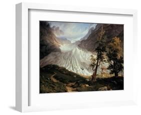 The Lower Grindelwald Glacier-Thomas Fearnley-Framed Giclee Print