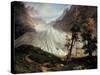 The Lower Grindelwald Glacier-Thomas Fearnley-Stretched Canvas