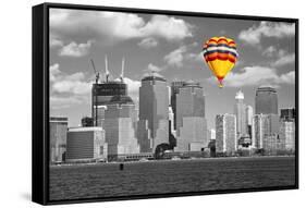 The Lower Manhattan Skyline-Gary718-Framed Stretched Canvas