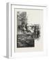 The Lower Ottawa, Back River Bridge, and Shad Fishing, Canada, Nineteenth Century-null-Framed Giclee Print