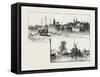 The Lower Ottawa, Canal and Locks at Lachine, Canada, Nineteenth Century-null-Framed Stretched Canvas