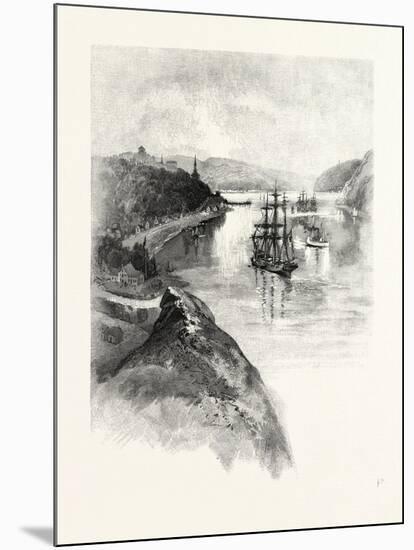 The Lower St. Lawrence and the Saguenay, Chicoutimi, Canada, Nineteenth Century-null-Mounted Giclee Print