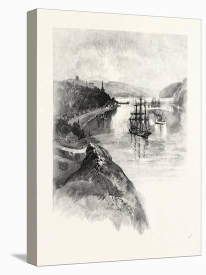 The Lower St. Lawrence and the Saguenay, Chicoutimi, Canada, Nineteenth Century-null-Stretched Canvas