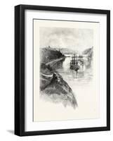 The Lower St. Lawrence and the Saguenay, Chicoutimi, Canada, Nineteenth Century-null-Framed Giclee Print