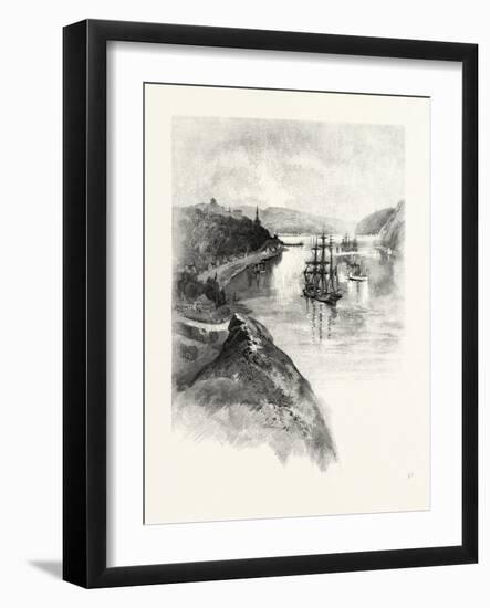 The Lower St. Lawrence and the Saguenay, Chicoutimi, Canada, Nineteenth Century-null-Framed Giclee Print