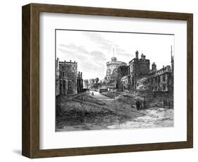 The Lower Ward, Windsor Castle, Berkshire, 1900-A Railton-Framed Giclee Print