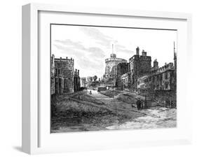 The Lower Ward, Windsor Castle, Berkshire, 1900-A Railton-Framed Giclee Print