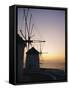 The Lower Windmills (Kato Myli) at Sunset, Mykonos, Cyclades Islands, Greece, Europe-Fraser Hall-Framed Stretched Canvas