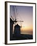 The Lower Windmills (Kato Myli) at Sunset, Mykonos, Cyclades Islands, Greece, Europe-Fraser Hall-Framed Photographic Print