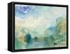 The Lowerzer See-JMW Turner-Framed Stretched Canvas