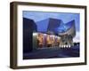 The Lowry Gallery at Dusk, Salford, Manchester, England, United Kingdom-Charles Bowman-Framed Photographic Print