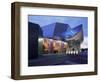 The Lowry Gallery at Dusk, Salford, Manchester, England, United Kingdom-Charles Bowman-Framed Photographic Print