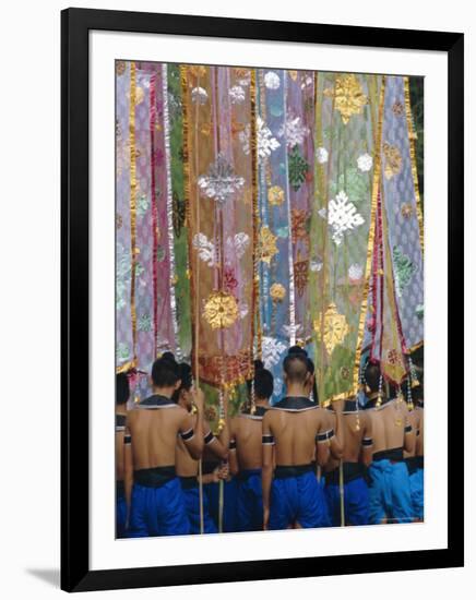 The Loy Krathong Festival in the Old Capital of Sukhothai, Thailand-Alain Evrard-Framed Photographic Print