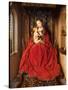 The Lucca Madonna, C.1437 (Oil on Panel)-Jan van Eyck-Stretched Canvas